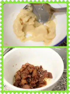 Make Onion cake step 1