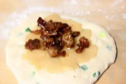 Make Onion cake step 2