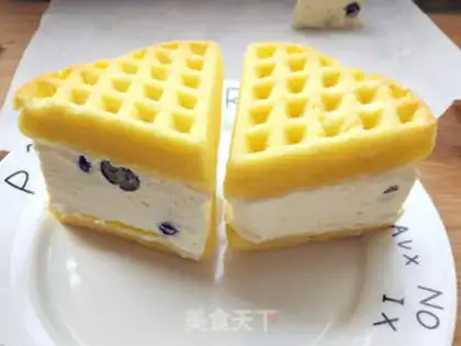 Make Waffles ice cream sandwich step 9