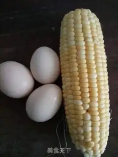 Make Corn egg porridge step 0