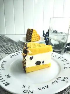 Make Waffles ice cream sandwich step 12