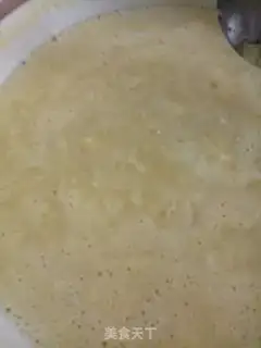 Make Corn egg porridge step 5