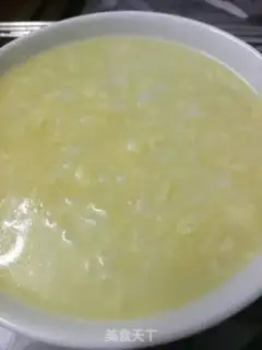 Make Corn egg porridge step 7