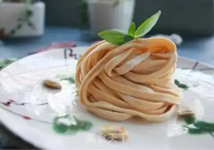 Make Tomato soup pumpkin noodles step 5