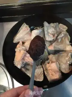 Make Korean salmon tofu step 3