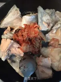 Make Korean salmon tofu step 4