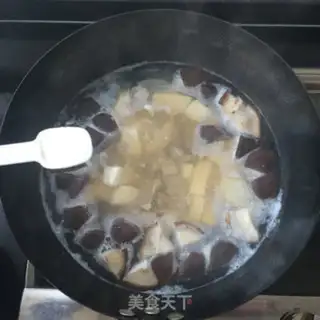 Make Fresh mushroom tofu soup step 6