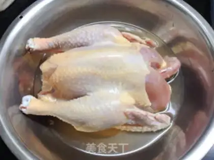 Make Secret fork roast chicken step 1