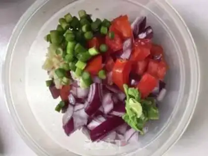 Make Cream rice step 2