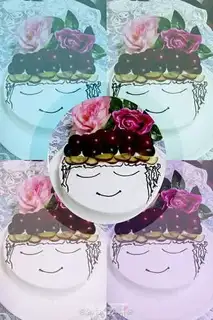 Make Fat girl cream cake step 19