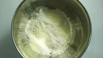 Make Little rabbit coconut bread step 1