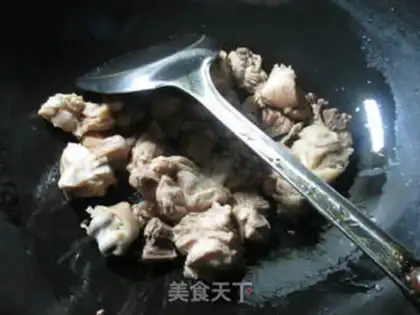 Make Chicken stew mushrooms step 1