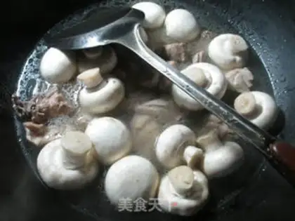 Make Chicken stew mushrooms step 5