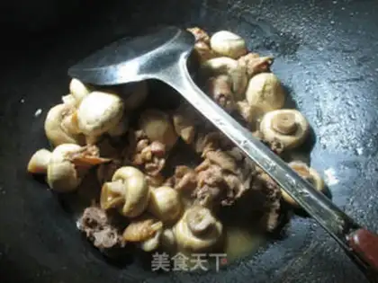 Make Chicken stew mushrooms step 9