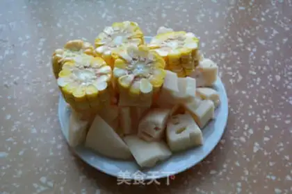 Make Corn lily ribs step 4