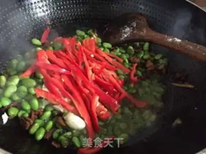 Make Meat-screwed beans step 3