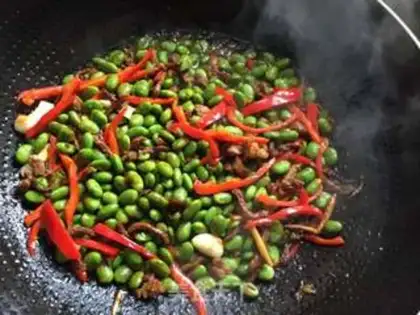Make Meat-screwed beans step 4
