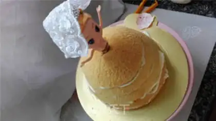 Make Princess Barbie step 17