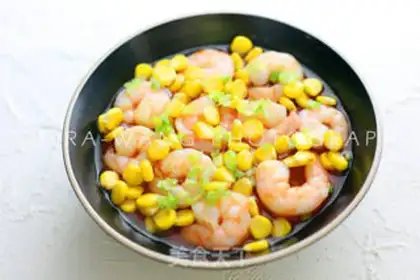 Make Shrimp corn steam step 6
