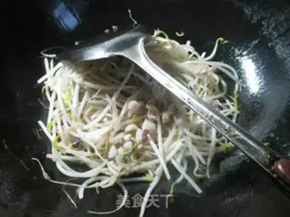 Make Sphinxed green bean sprouts step 3