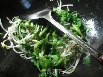 Make Sphinxed green bean sprouts step 4
