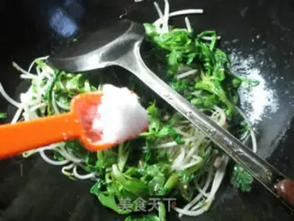Make Sphinxed green bean sprouts step 5