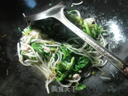 Make Sphinxed green bean sprouts step 7