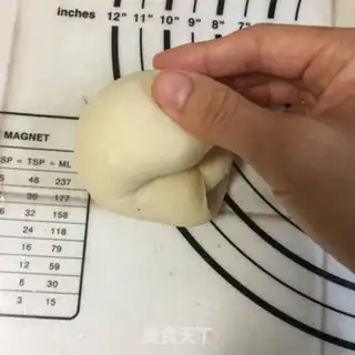 Make Fresh egg cheese ham bag step 4