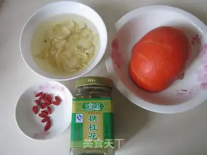 Make Pumpkin steamed lily step 0