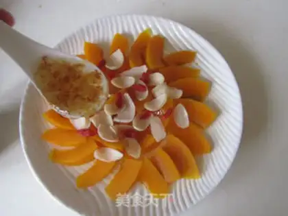Make Pumpkin steamed lily step 5
