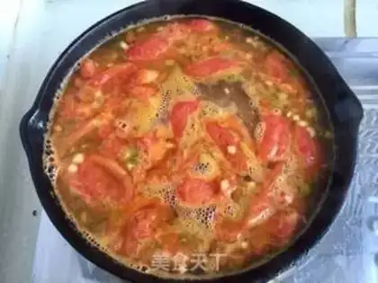 Make Tomatoes and eggs. Soup step 12