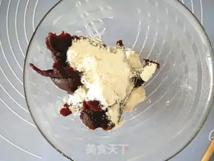 Make Red bean souffle step 2