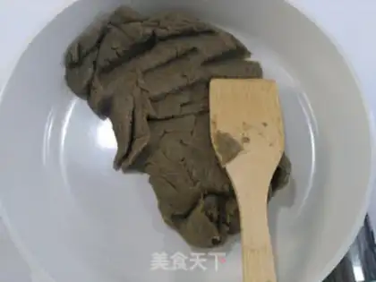 Make Green bean cake step 4