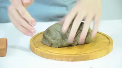 Make Green bean cake step 5