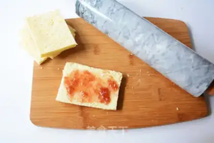Make Cracker toast step 1
