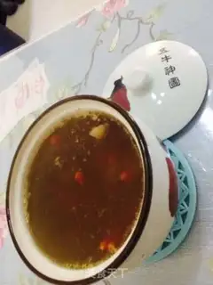 Make Lotus pig heart soup step 3