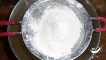 Make Yogurt fruit cake step 6