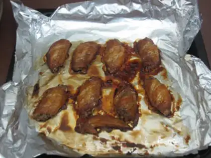 Make Roasted chicken wings step 6