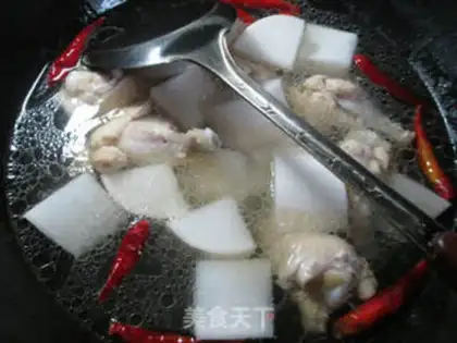 Make Roach with chicken wings step 5
