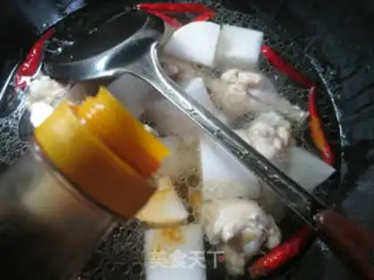 Make Roach with chicken wings step 6