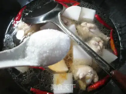 Make Roach with chicken wings step 7