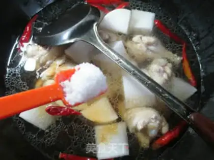 Make Roach with chicken wings step 8