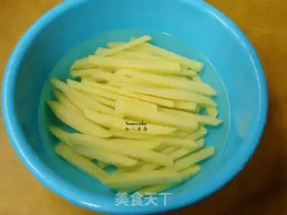 Make No greasy fries step 0