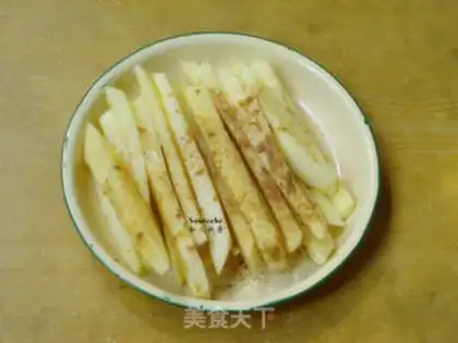 Make No greasy fries step 2
