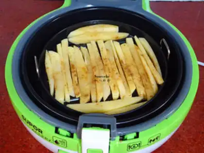 Make No greasy fries step 3