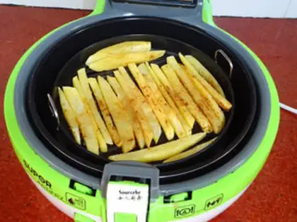 Make No greasy fries step 5