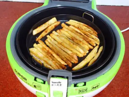 Make No greasy fries step 6