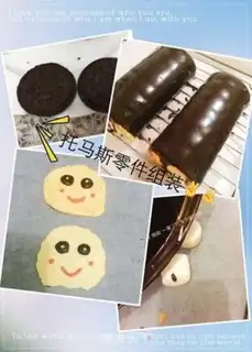 Make Thomas train cake step 9
