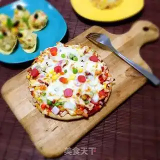 Make Air-cooked pizza step 1