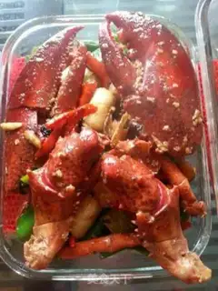 Make Fry Boston lobster step 2